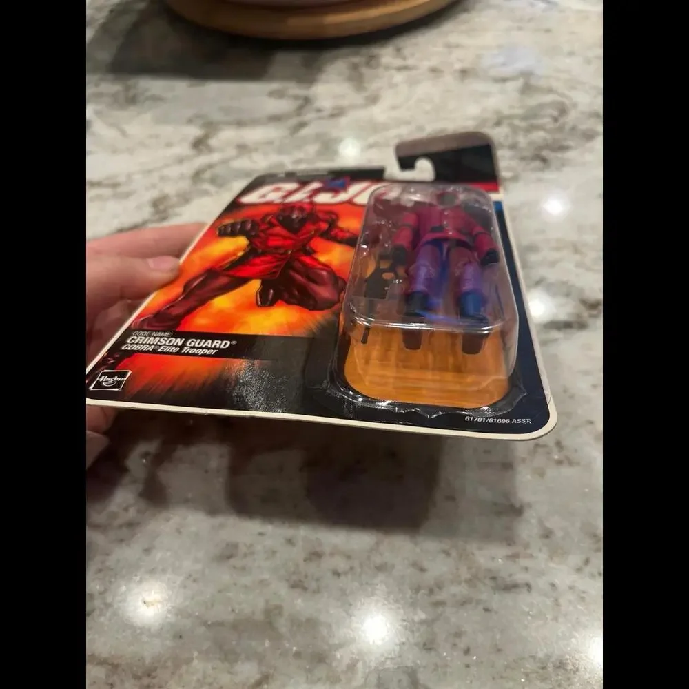 GI Joe DTC Crimson‎ Guard Action Figure carded 2005 Cobra Elite Trooper 3.75